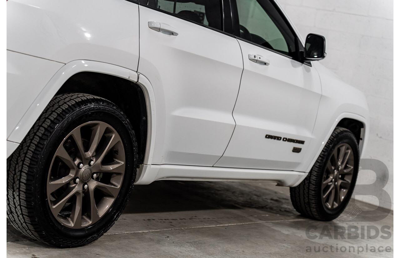 05/2017 Jeep Grand Cherokee 75th Anniversary (4x4) WK MY16 4d Wagon Bright White V6 3.6L