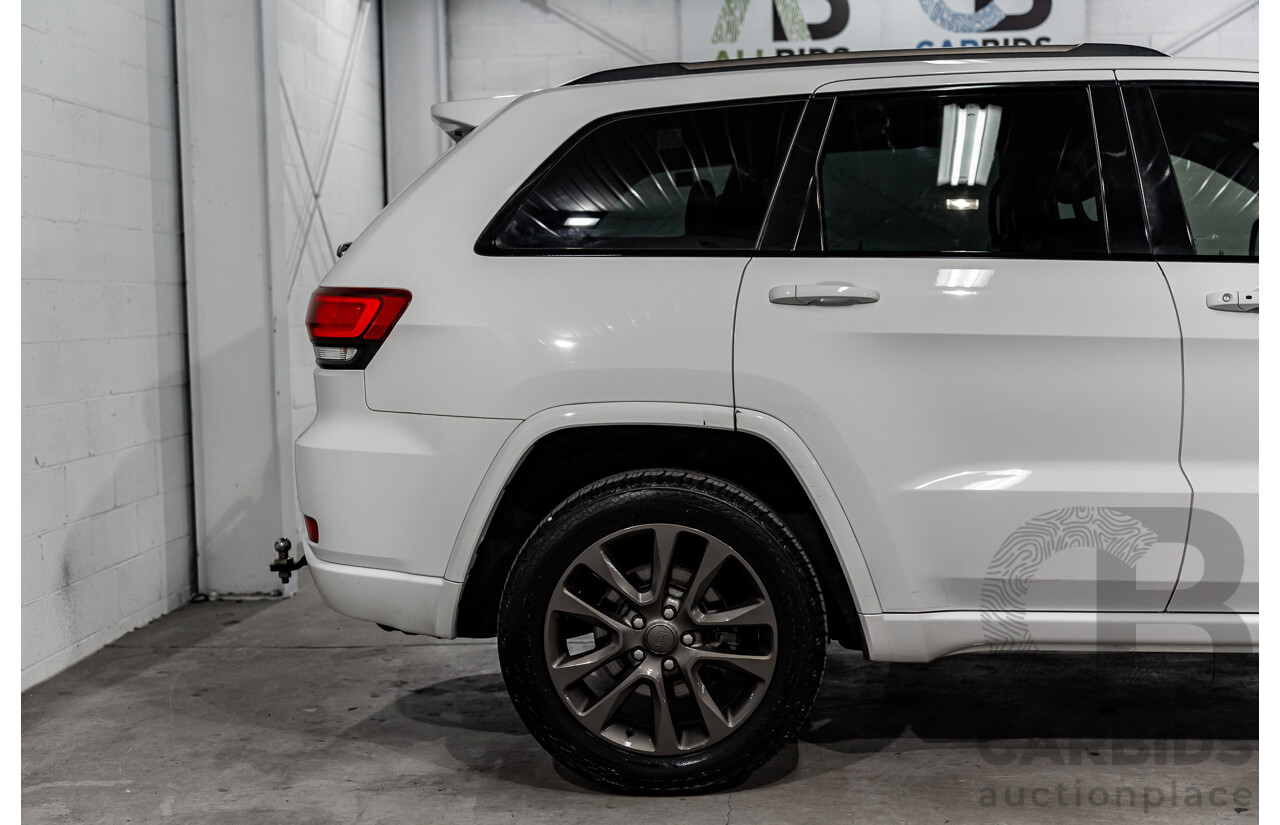 05/2017 Jeep Grand Cherokee 75th Anniversary (4x4) WK MY16 4d Wagon Bright White V6 3.6L