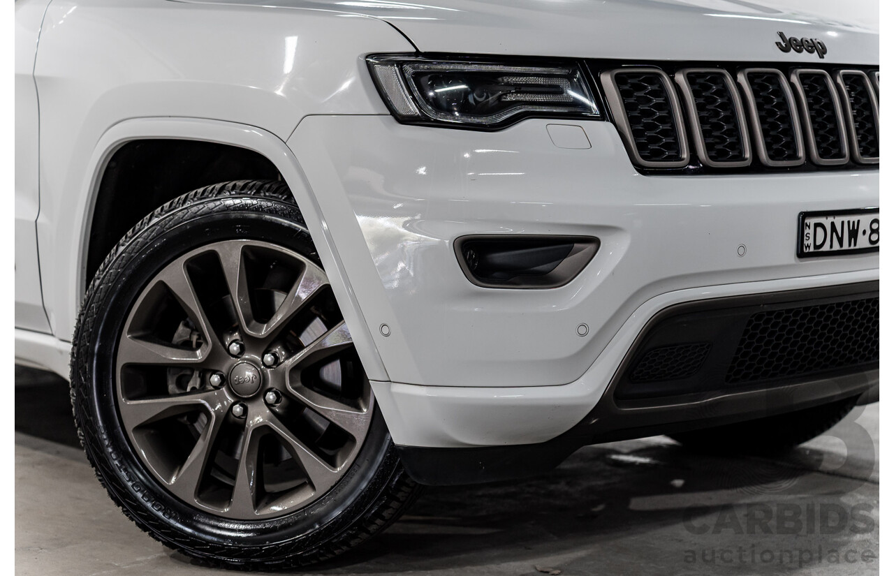 05/2017 Jeep Grand Cherokee 75th Anniversary (4x4) WK MY16 4d Wagon Bright White V6 3.6L