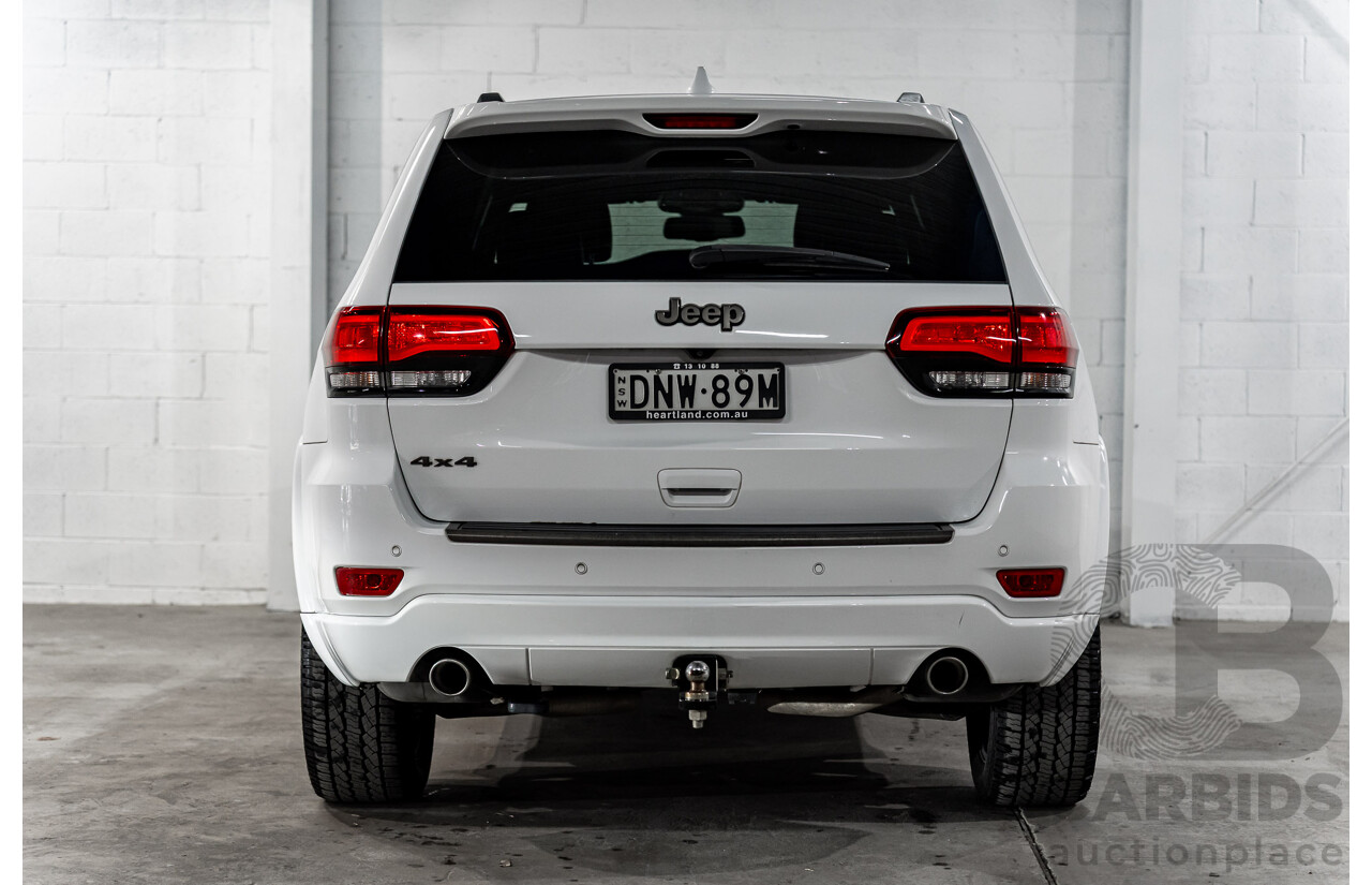 05/2017 Jeep Grand Cherokee 75th Anniversary (4x4) WK MY16 4d Wagon Bright White V6 3.6L