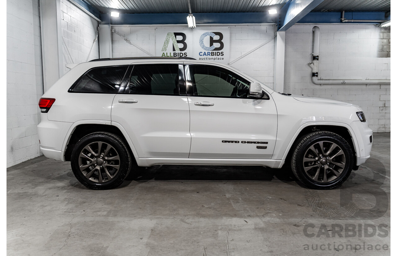 05/2017 Jeep Grand Cherokee 75th Anniversary (4x4) WK MY16 4d Wagon Bright White V6 3.6L