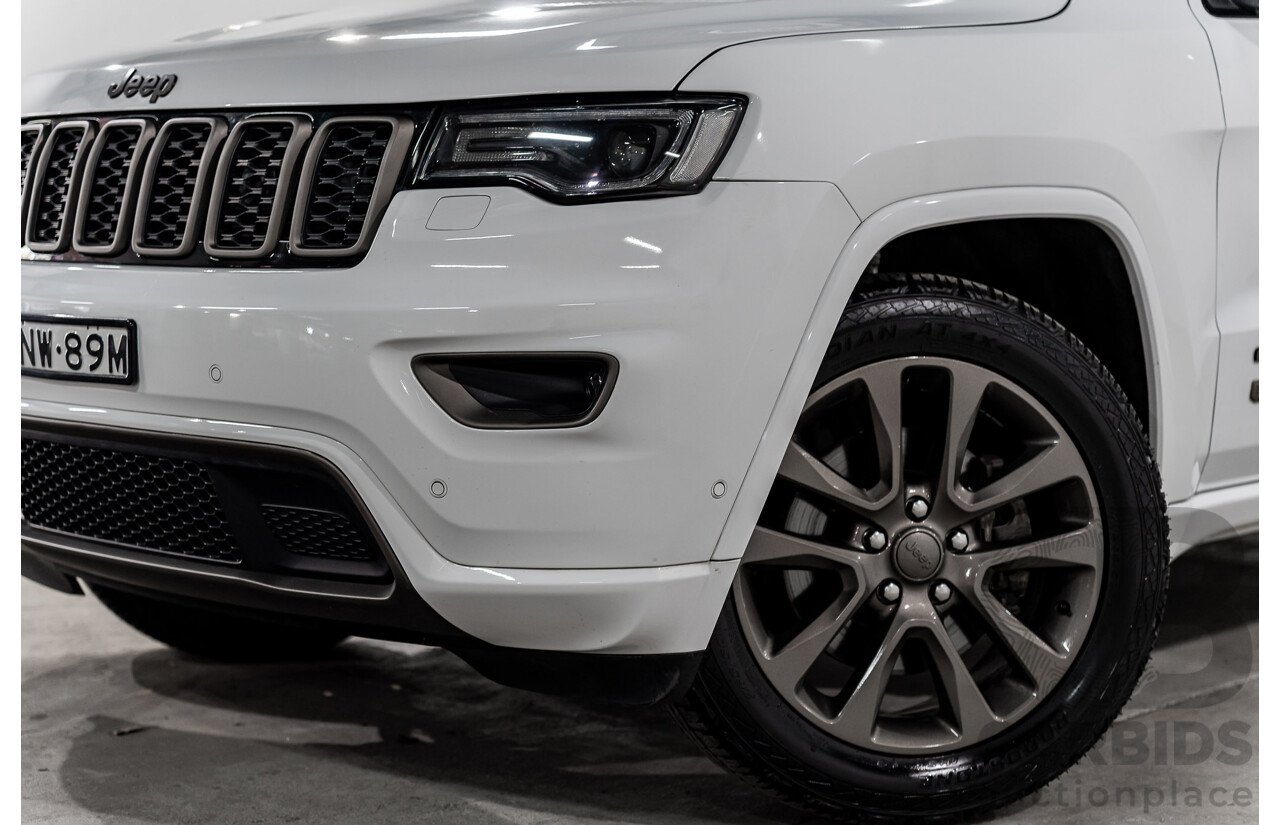 05/2017 Jeep Grand Cherokee 75th Anniversary (4x4) WK MY16 4d Wagon Bright White V6 3.6L