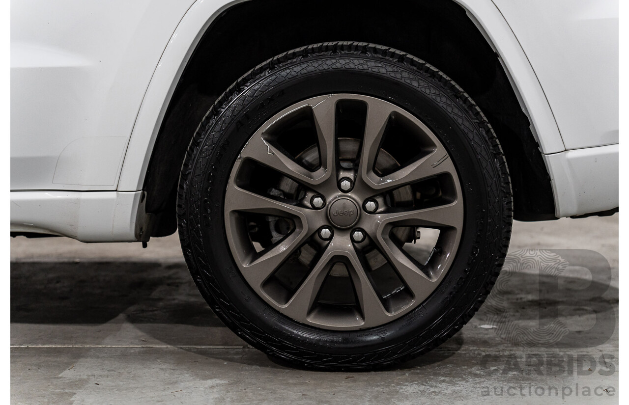 05/2017 Jeep Grand Cherokee 75th Anniversary (4x4) WK MY16 4d Wagon Bright White V6 3.6L