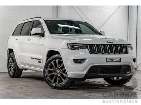 05/2017 Jeep Grand Cherokee 75th Anniversary (4x4) WK MY16 4d Wagon Bright White V6 3.6L