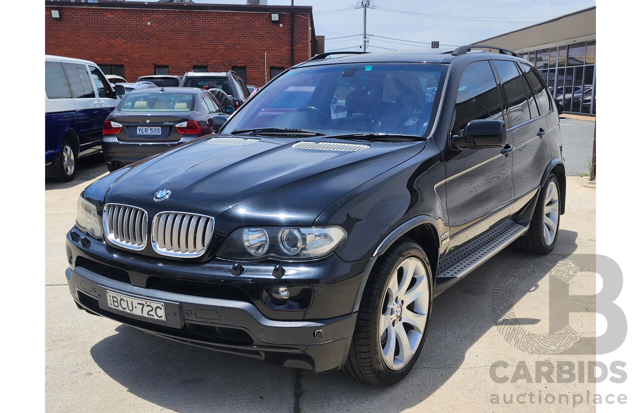 1/2006 Bmw X5 4.8is E53 4d Wagon Black 4.8L