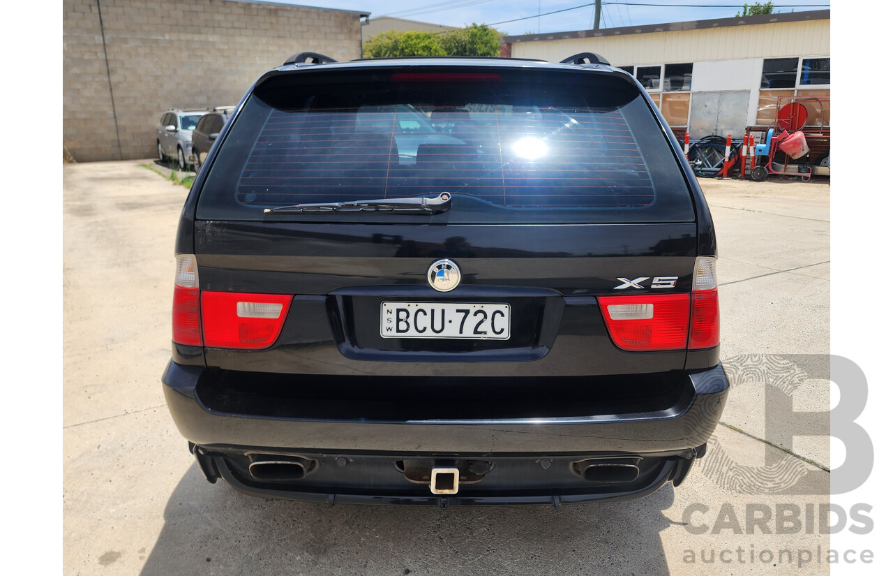 1/2006 Bmw X5 4.8is E53 4d Wagon Black 4.8L