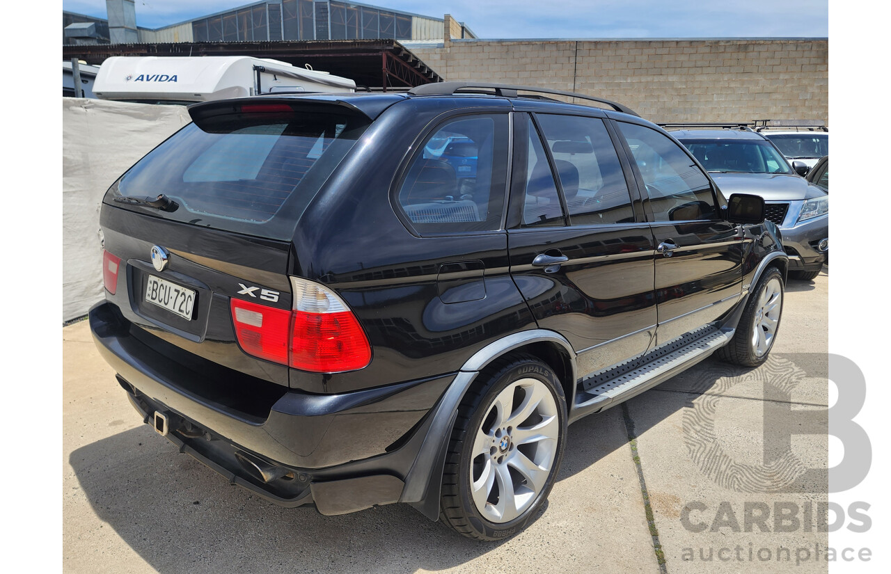 1/2006 Bmw X5 4.8is E53 4d Wagon Black 4.8L