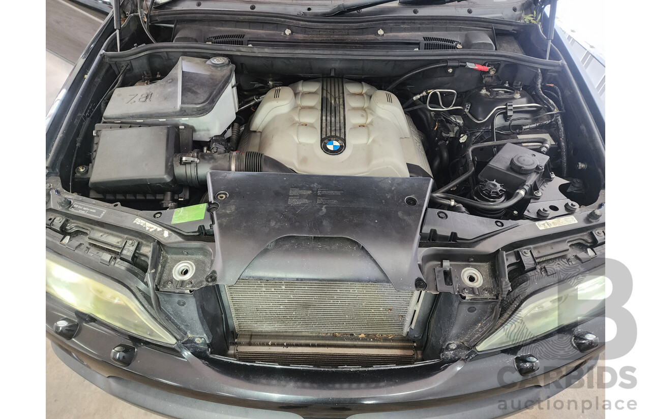 1/2006 Bmw X5 4.8is E53 4d Wagon Black 4.8L