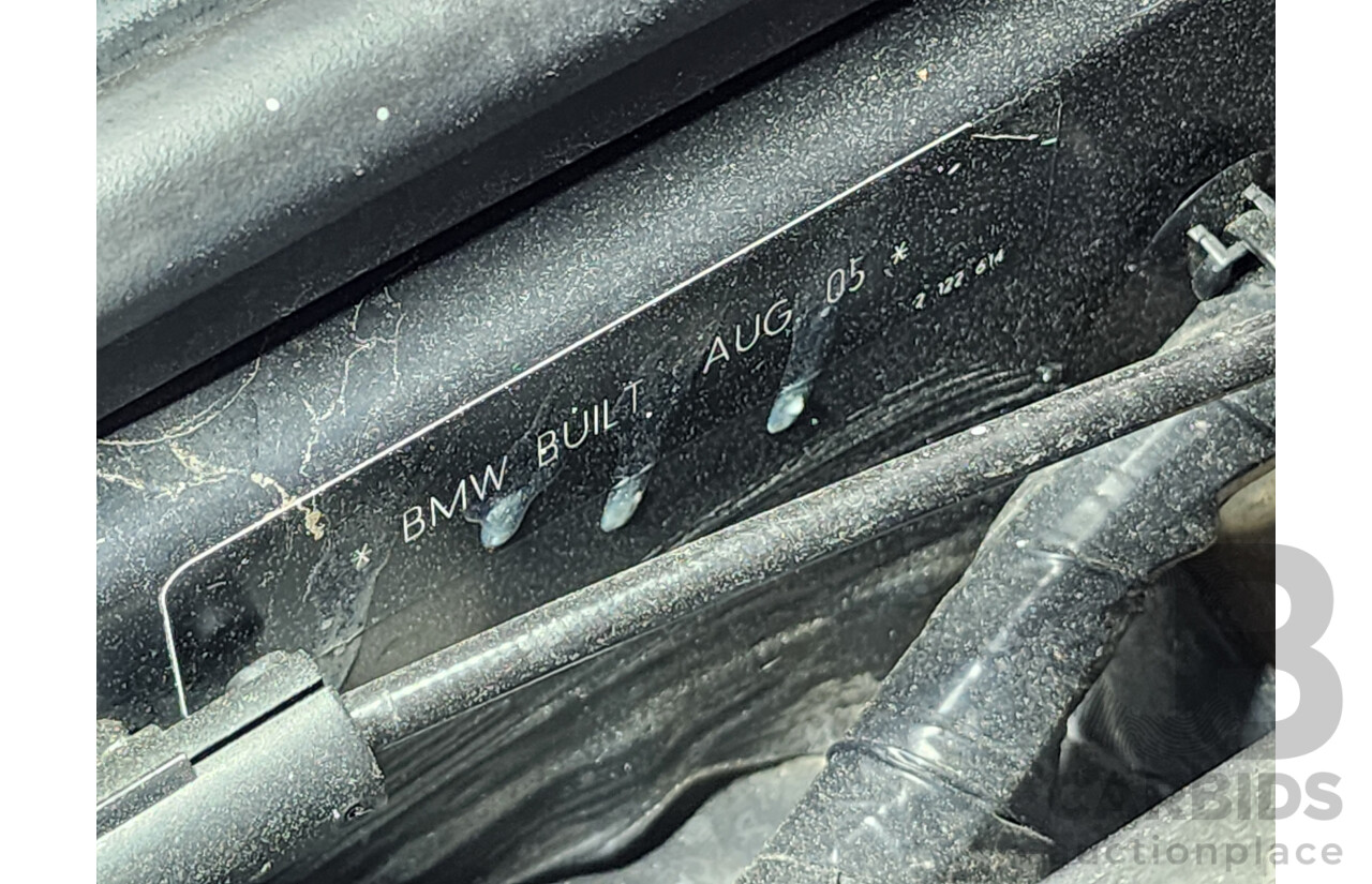 1/2006 Bmw X5 4.8is E53 4d Wagon Black 4.8L