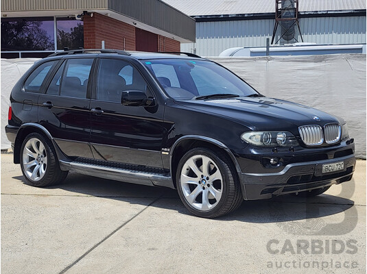 1/2006 Bmw X5 4.8is E53 4d Wagon Black 4.8L