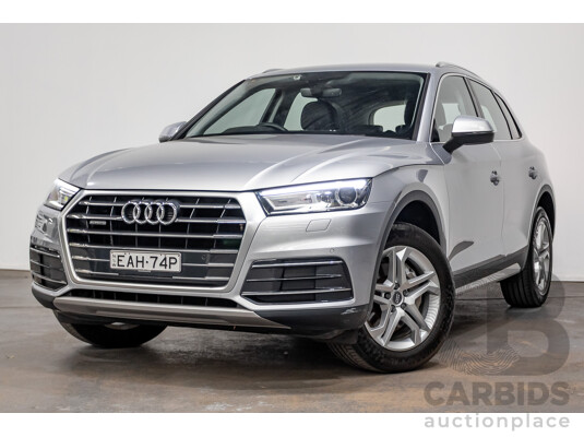 11/2017 Audi Q5 2.0 TDI QUATTRO DESIGN (AWD) FY MY18 4D Wagon Florett Silver Metallic Turbo Diesel 2.0L