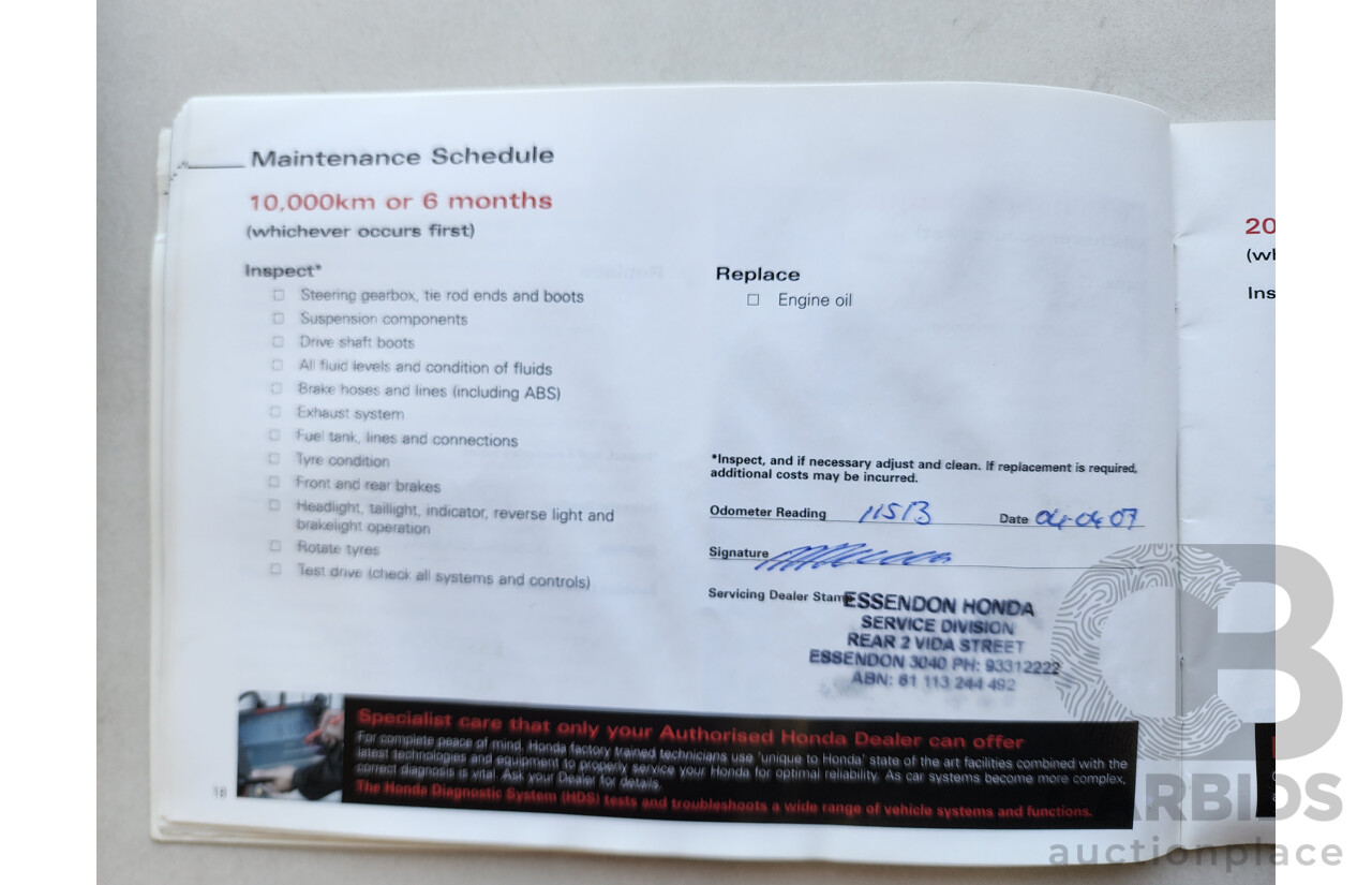 9/2006 Honda Accord EURO Luxury MY06 UPGRADE 4d Sedan Red 2.4L