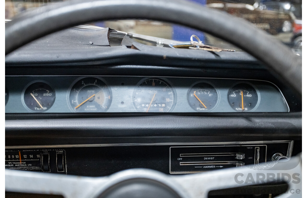 11/1972 Chrysler VH Valiant Pacer 4d Sedan Citron Gold Metallic Hemi 265ci 4.3L