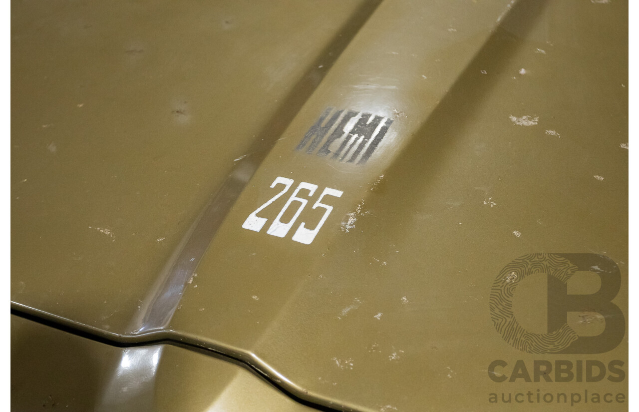 11/1972 Chrysler VH Valiant Pacer 4d Sedan Citron Gold Metallic Hemi 265ci 4.3L