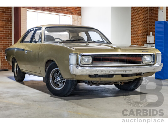 11/1972 Chrysler VH Valiant Pacer 4d Sedan Citron Gold Metallic Hemi 265ci 4.3L