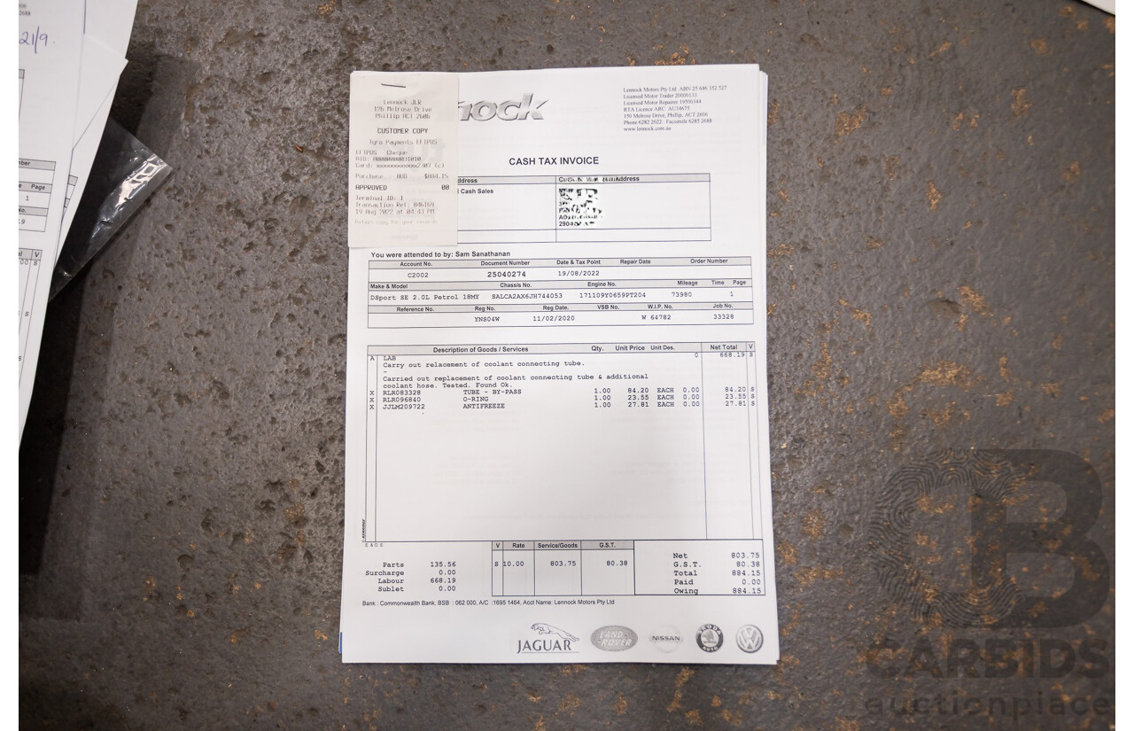 Land Rover Discovery Sport Si4 (213kW) SE (AWD) L550 MY19 4D Wagon Fuji White Turbo 2.0L