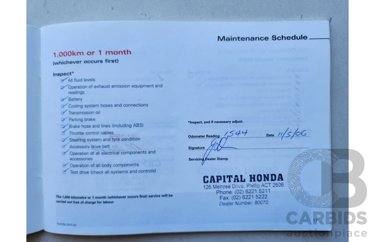 2/2006 Honda Civic VTi 40 4d Sedan Grey 1.8L