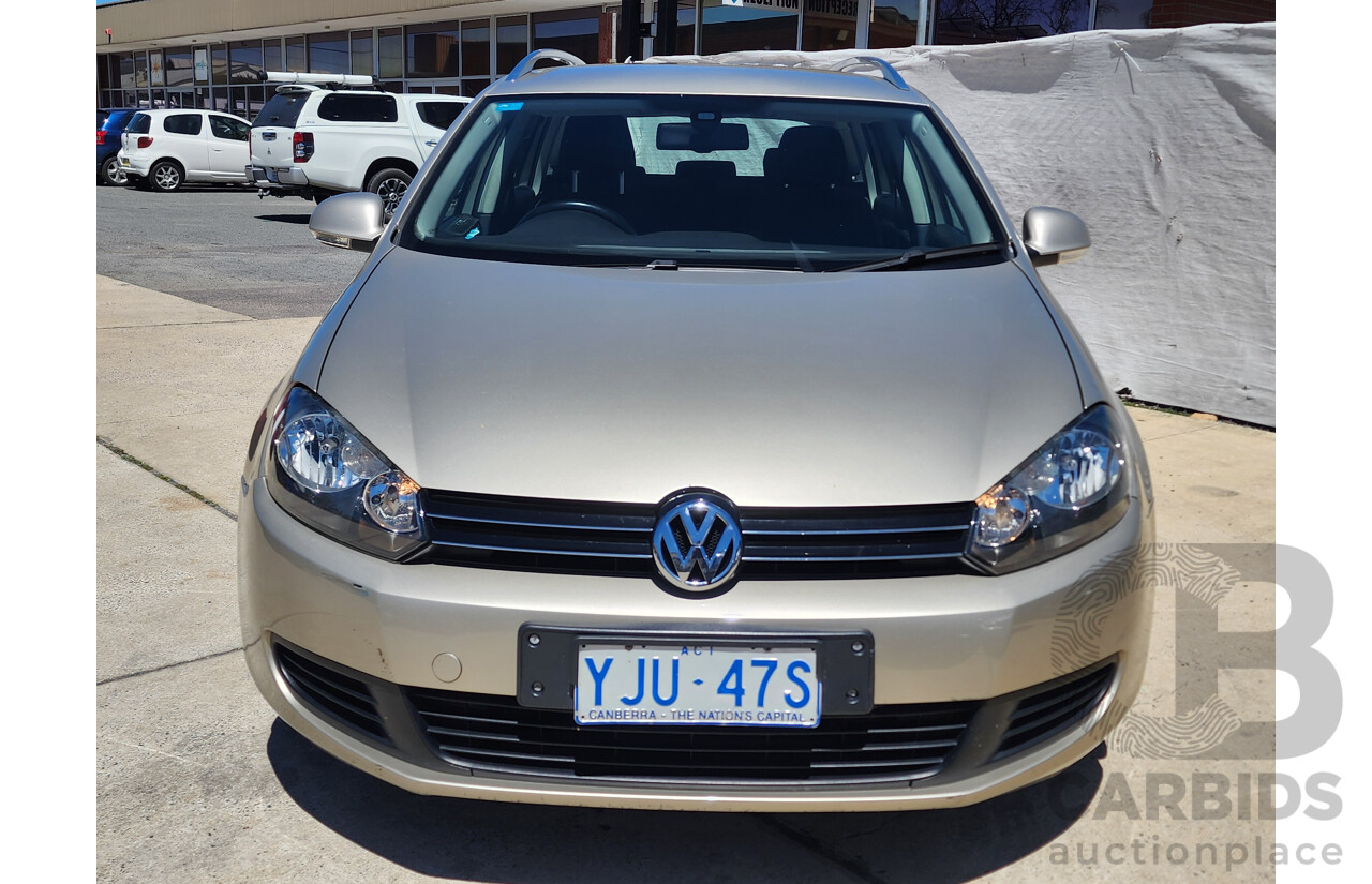 10/2013 Volkswagen Golf 118 TSI Comfortline 4d Wagon Silver 1.4L