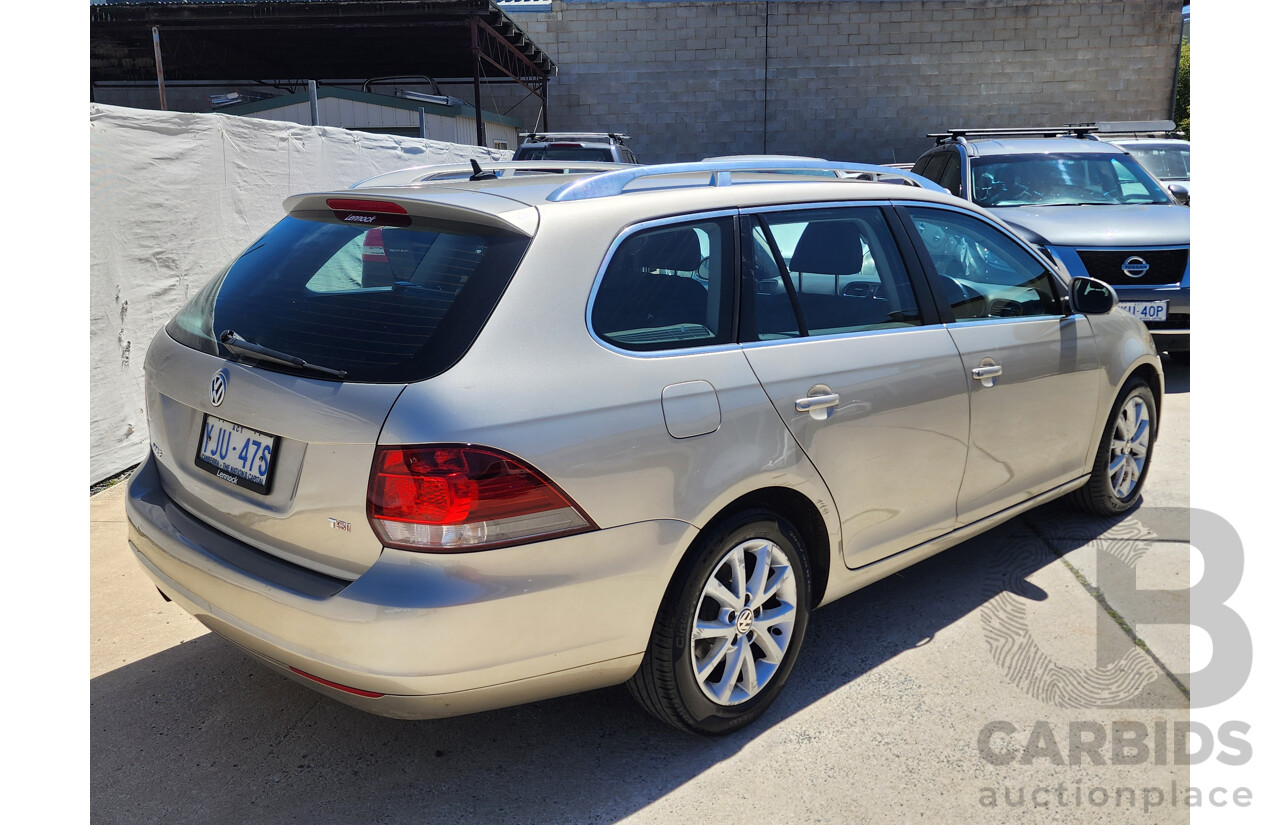 10/2013 Volkswagen Golf 118 TSI Comfortline 4d Wagon Silver 1.4L
