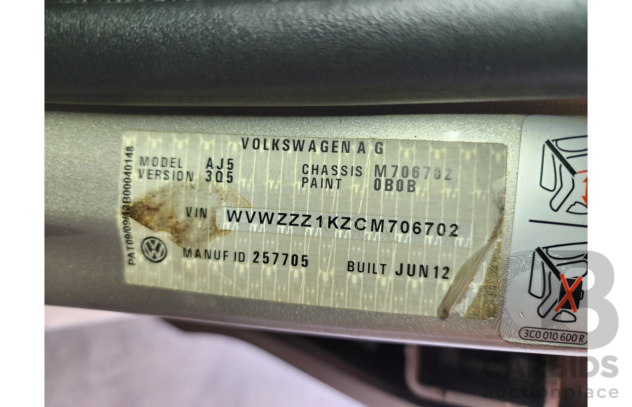 10/2013 Volkswagen Golf 118 TSI Comfortline 4d Wagon Silver 1.4L