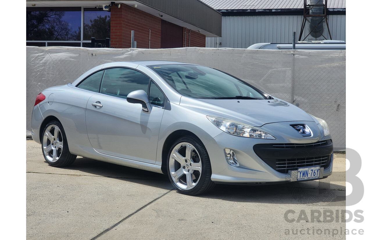 10/2011 Peugeot 308 CC  2d Cabriolet Silver 1.6L