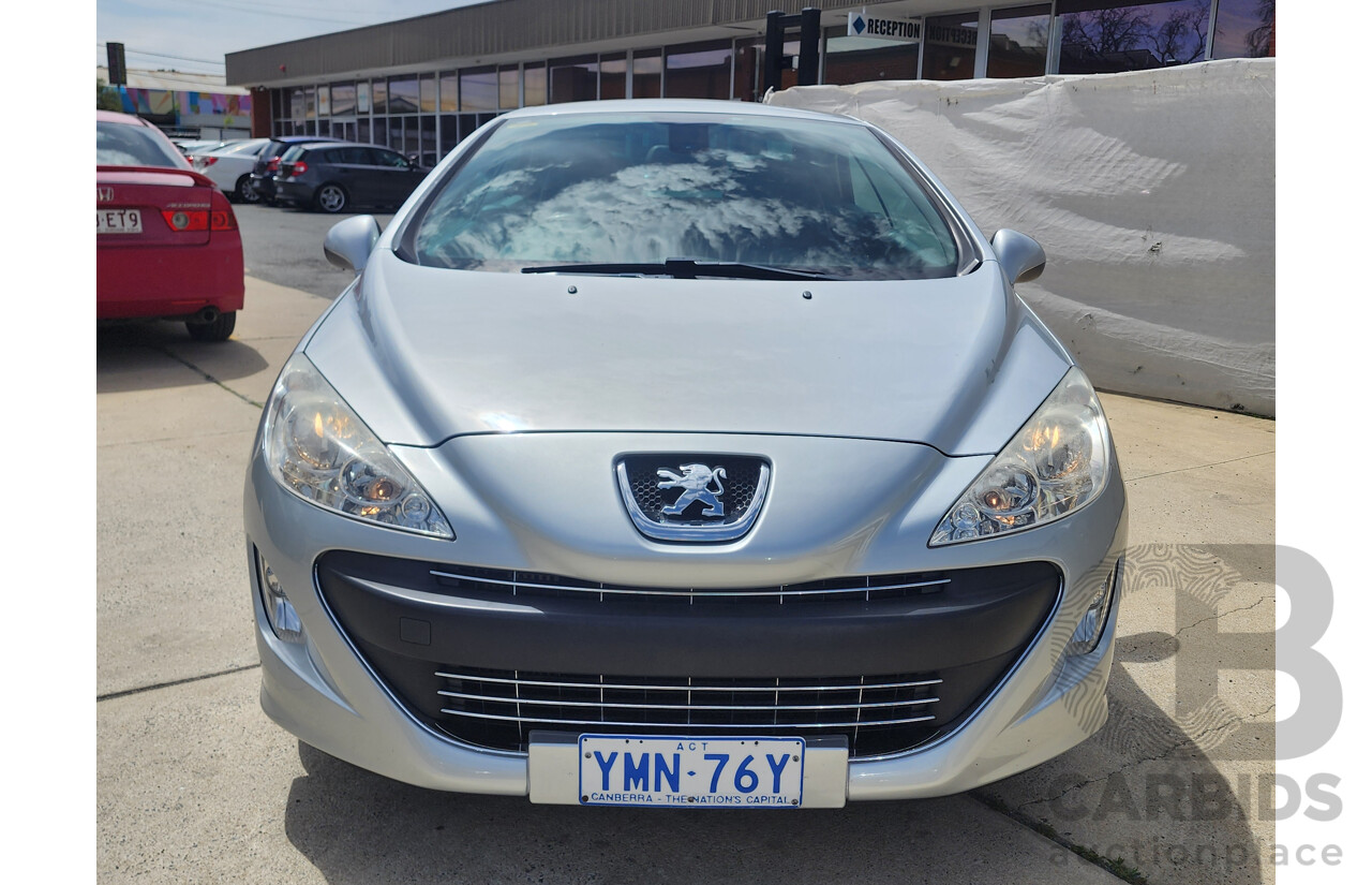 10/2011 Peugeot 308 CC  2d Cabriolet Silver 1.6L
