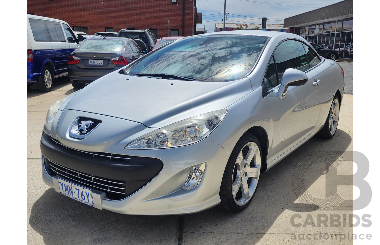 10/2011 Peugeot 308 CC  2d Cabriolet Silver 1.6L