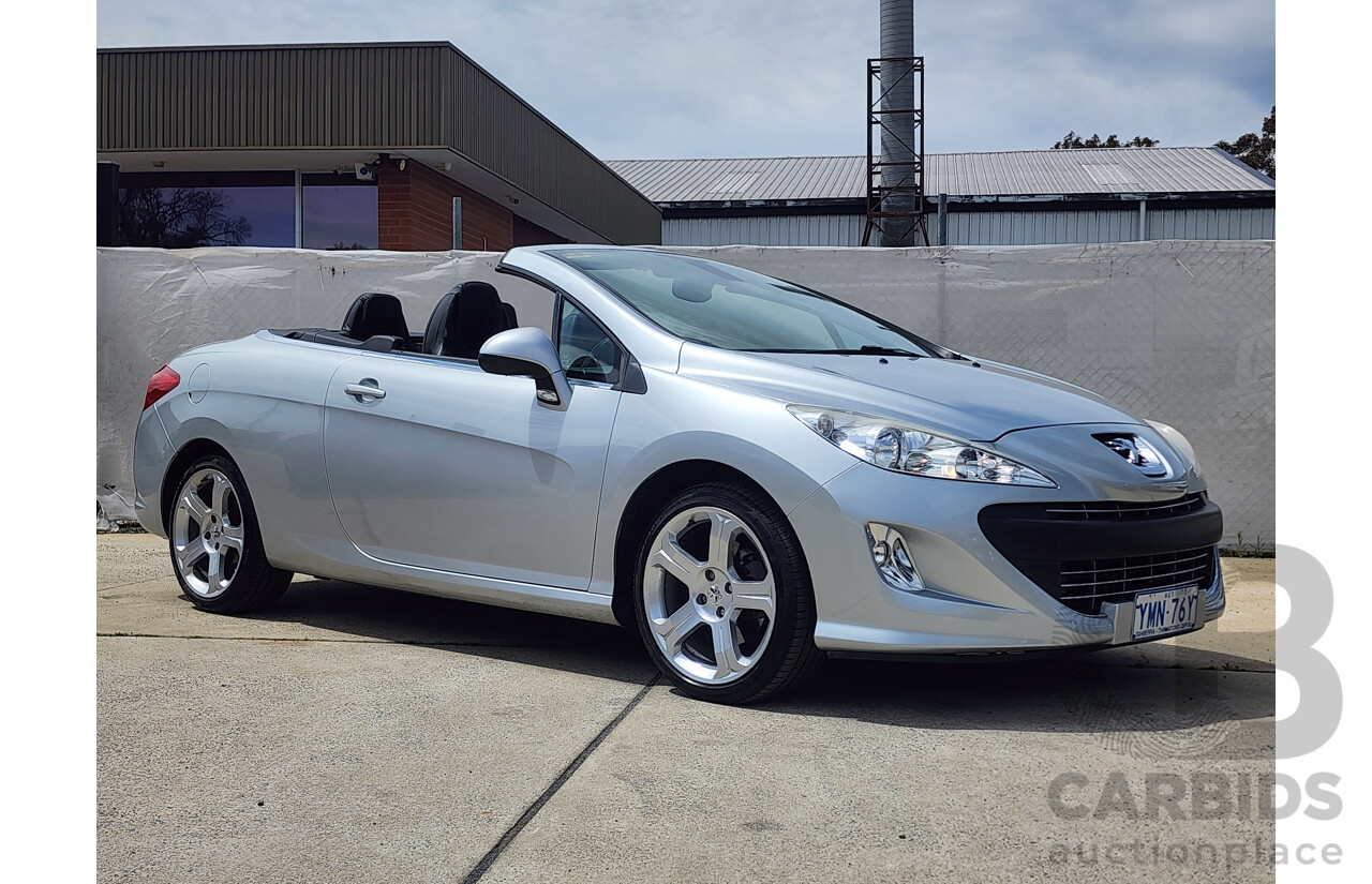 10/2011 Peugeot 308 CC  2d Cabriolet Silver 1.6L
