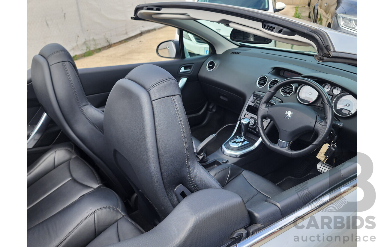 10/2011 Peugeot 308 CC  2d Cabriolet Silver 1.6L