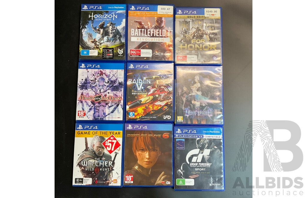 Assorted Game Disc for PS4 & Paypal Card Reader