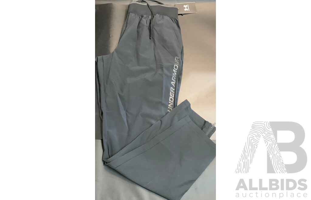 Assorted Under Armour, NIke, Adidas Jacket & Pants Size S/M/L - Lot of 5