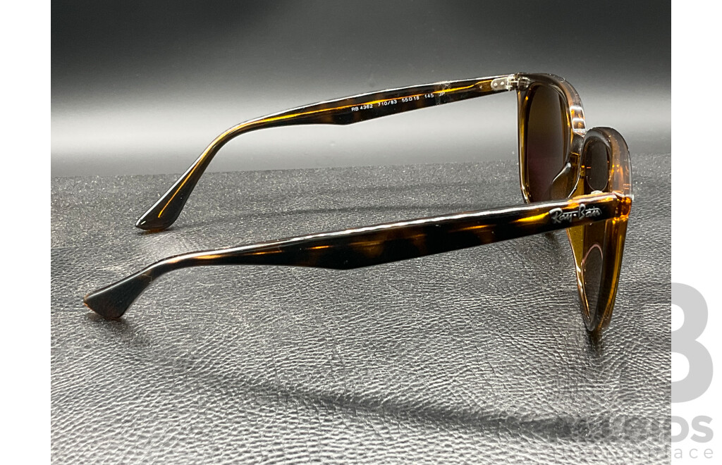 RayBan in Havana and Dark Brown (RB 4362) Sunglasses