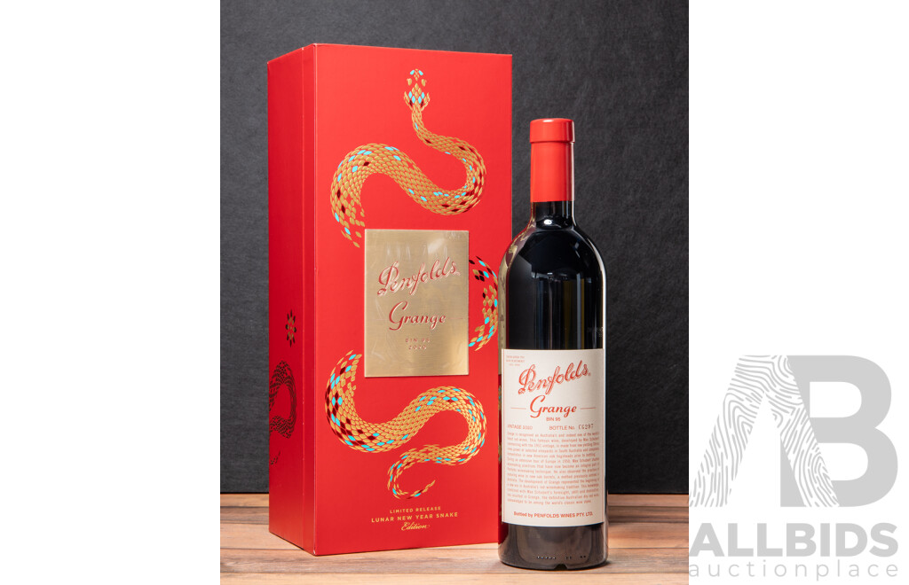 Boxed Penfolds Grange Bin 95 'Limited Release Lunar Year of the Snake' Vintage 2020