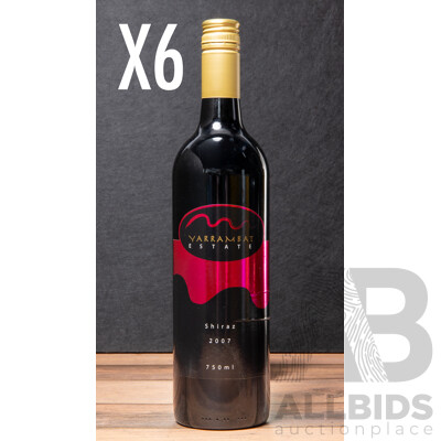 Yarramba Estate Shiraz Vintage 2007 X 6