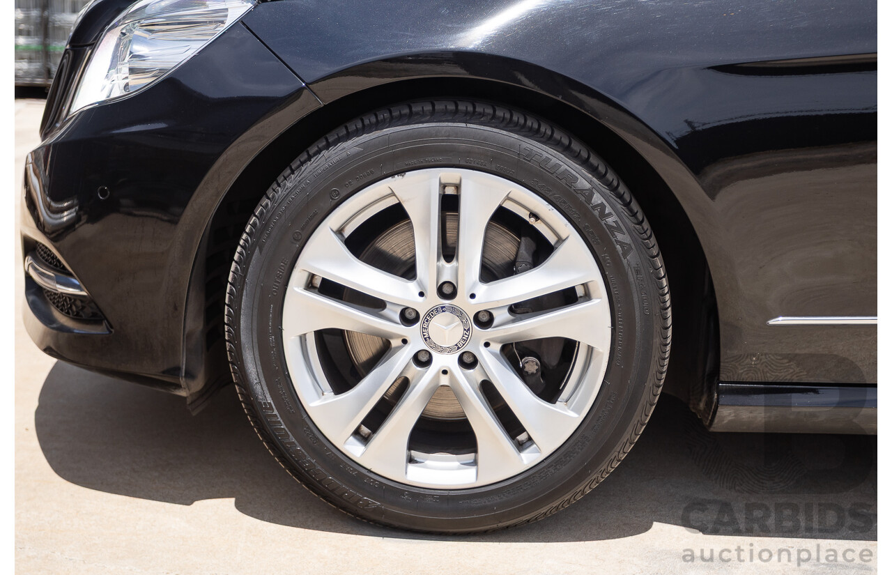 12/2012 Mercedes-Benz E250 CGI Avantgarde 212 MY12 4D Sedan Obsidian Black Turbo 1.8L