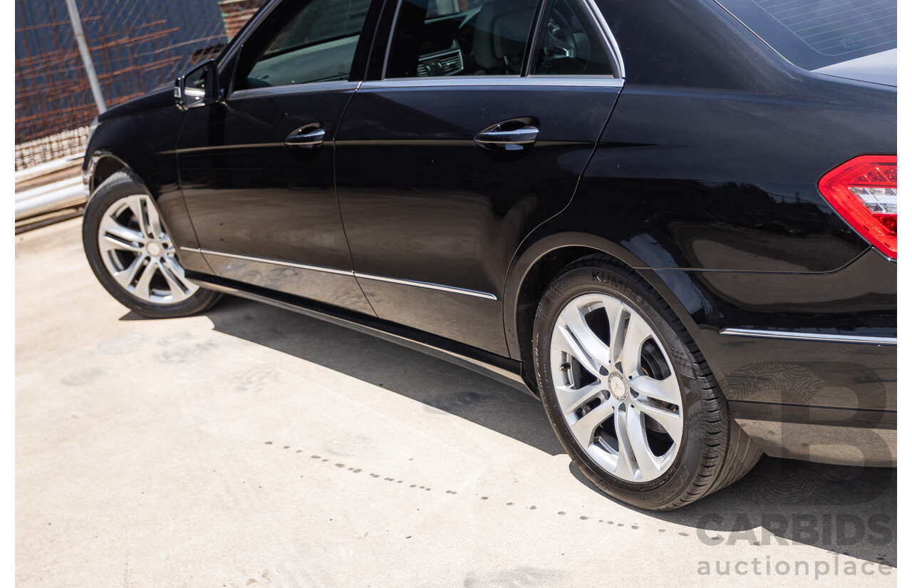 12/2012 Mercedes-Benz E250 CGI Avantgarde 212 MY12 4D Sedan Obsidian Black Turbo 1.8L
