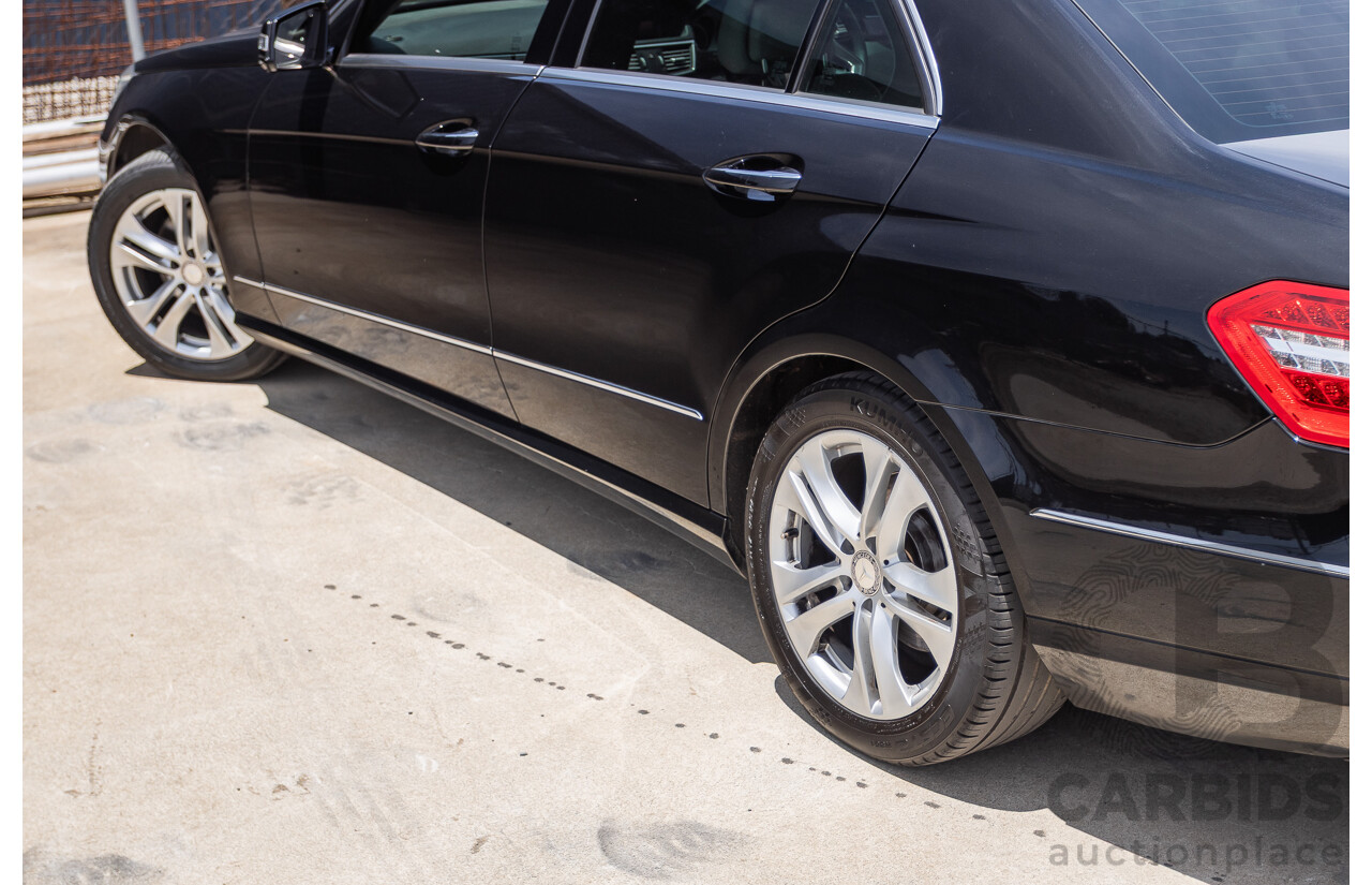 12/2012 Mercedes-Benz E250 CGI Avantgarde 212 MY12 4D Sedan Obsidian Black Turbo 1.8L
