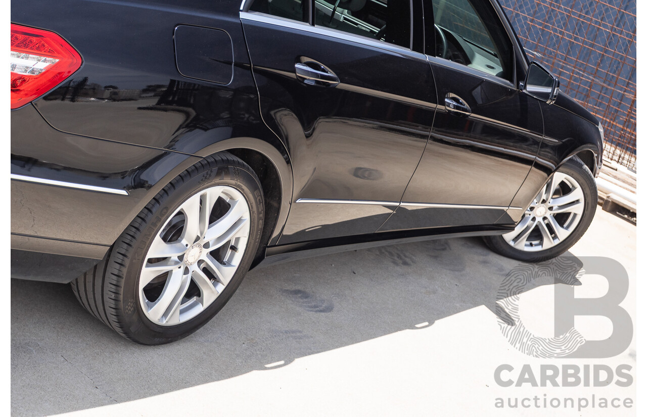 12/2012 Mercedes-Benz E250 CGI Avantgarde 212 MY12 4D Sedan Obsidian Black Turbo 1.8L