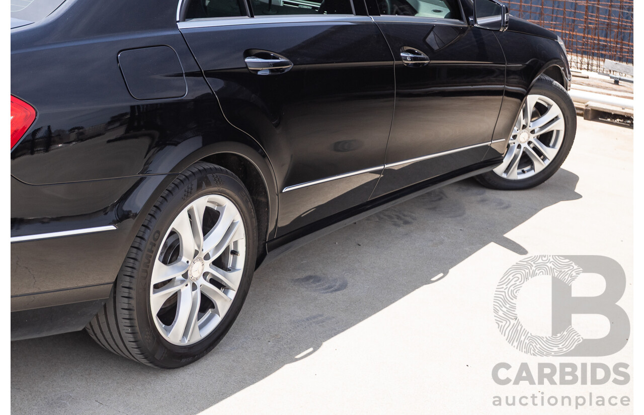 12/2012 Mercedes-Benz E250 CGI Avantgarde 212 MY12 4D Sedan Obsidian Black Turbo 1.8L