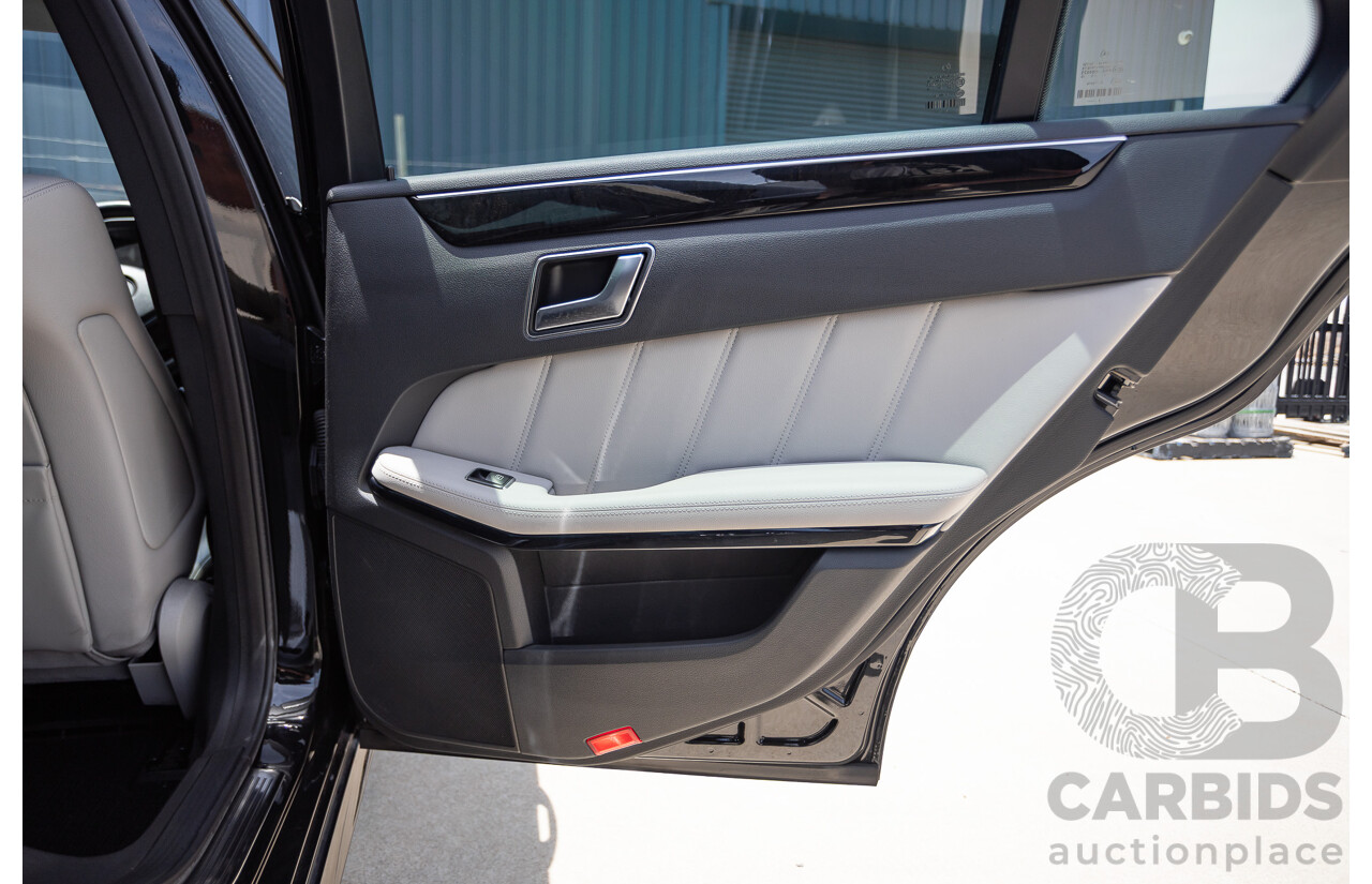 12/2012 Mercedes-Benz E250 CGI Avantgarde 212 MY12 4D Sedan Obsidian Black Turbo 1.8L