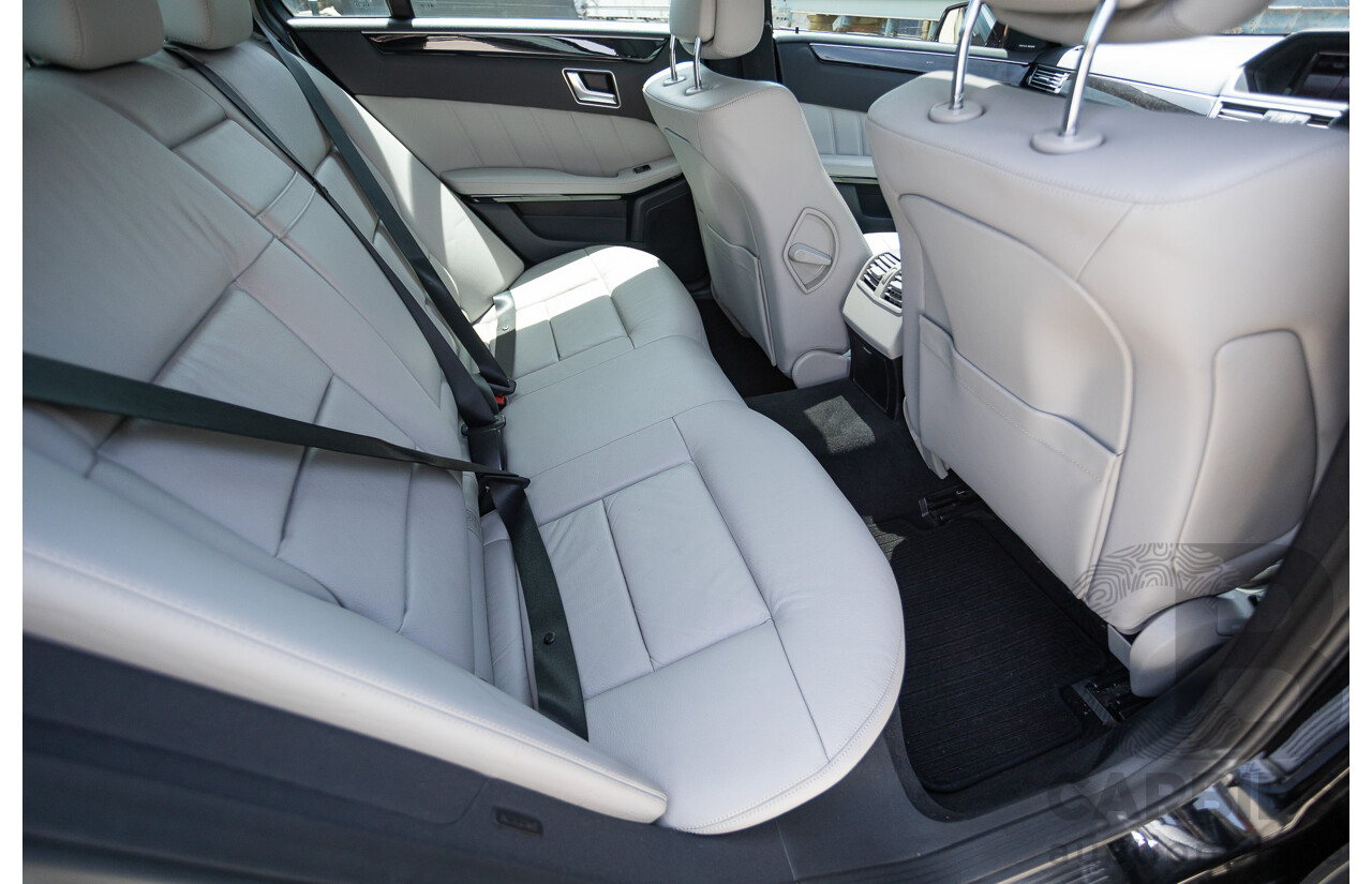 12/2012 Mercedes-Benz E250 CGI Avantgarde 212 MY12 4D Sedan Obsidian Black Turbo 1.8L