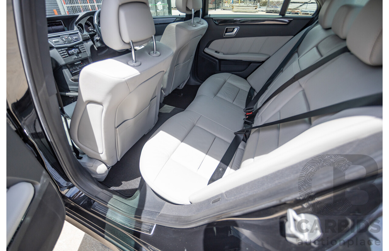 12/2012 Mercedes-Benz E250 CGI Avantgarde 212 MY12 4D Sedan Obsidian Black Turbo 1.8L