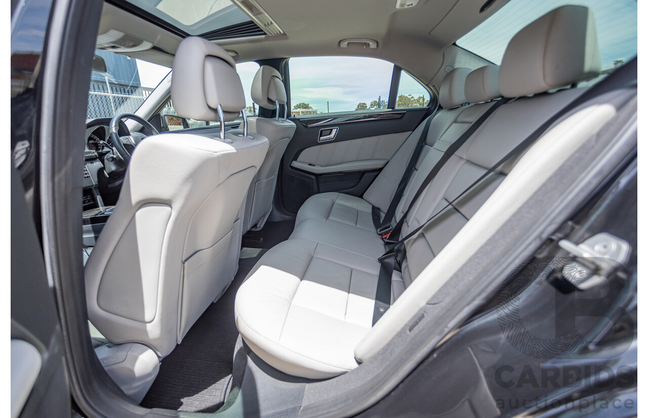 12/2012 Mercedes-Benz E250 CGI Avantgarde 212 MY12 4D Sedan Obsidian Black Turbo 1.8L