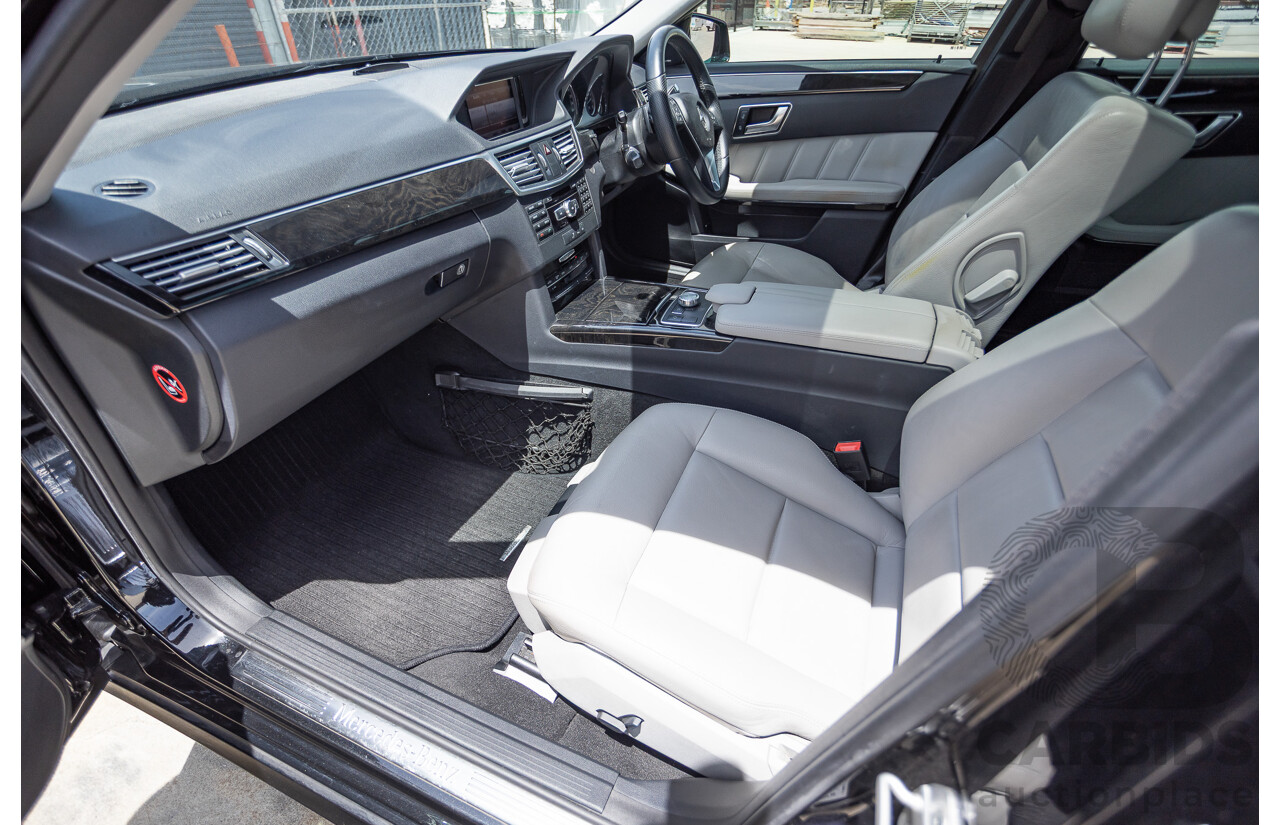 12/2012 Mercedes-Benz E250 CGI Avantgarde 212 MY12 4D Sedan Obsidian Black Turbo 1.8L