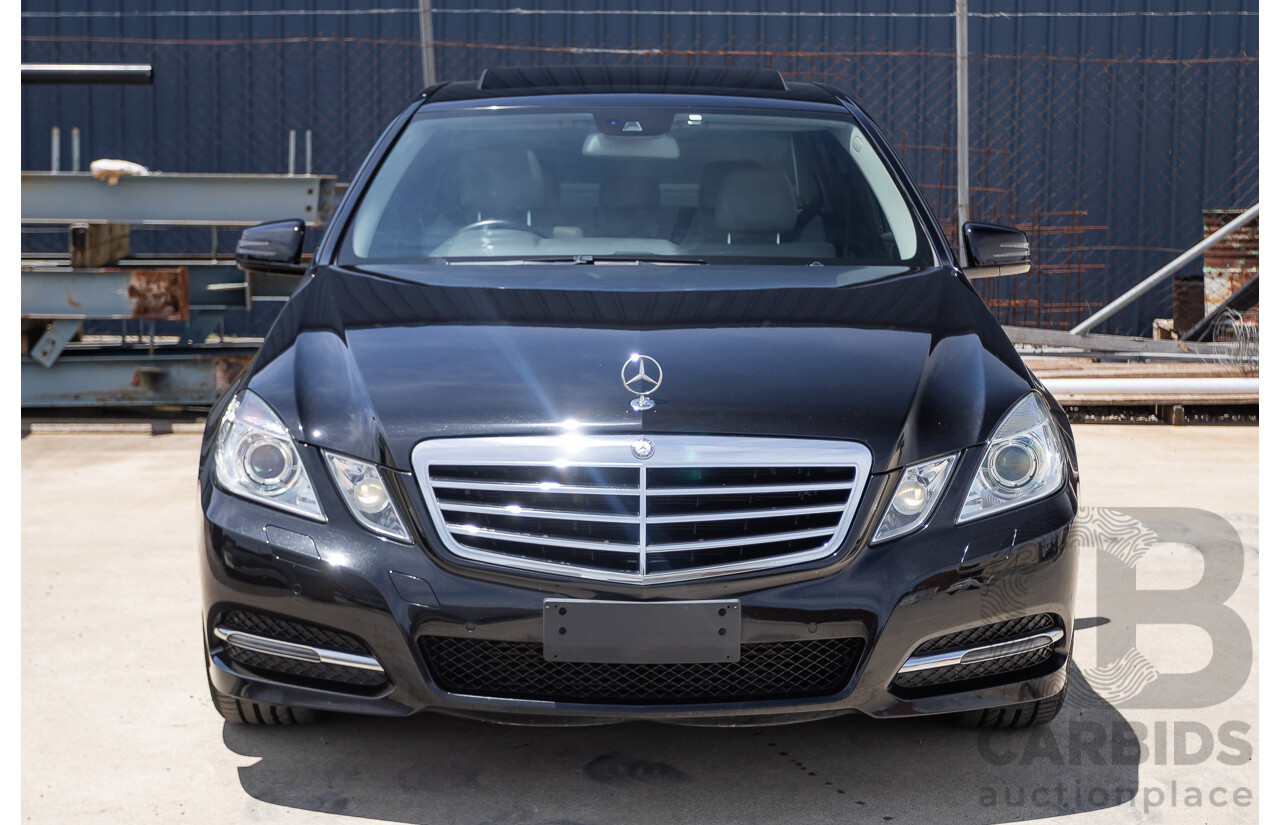 12/2012 Mercedes-Benz E250 CGI Avantgarde 212 MY12 4D Sedan Obsidian Black Turbo 1.8L