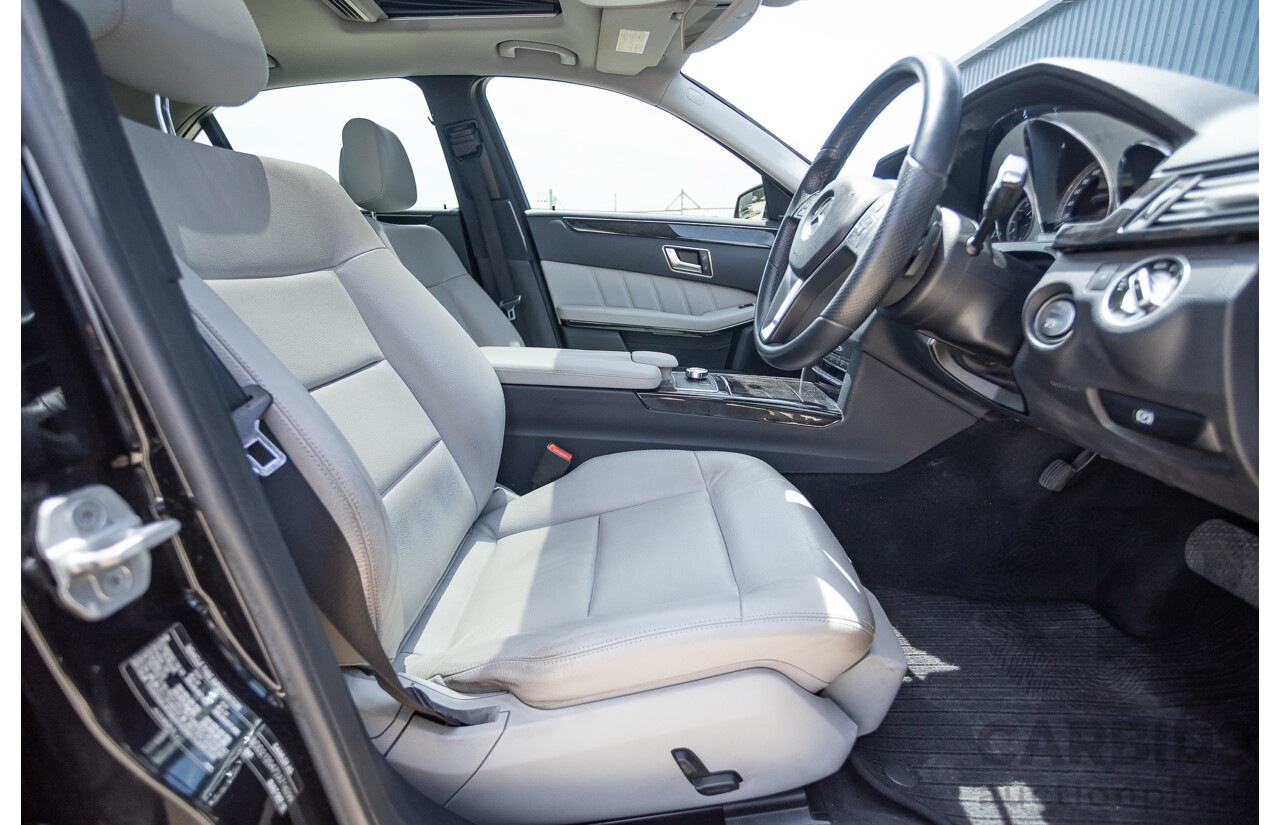 12/2012 Mercedes-Benz E250 CGI Avantgarde 212 MY12 4D Sedan Obsidian Black Turbo 1.8L