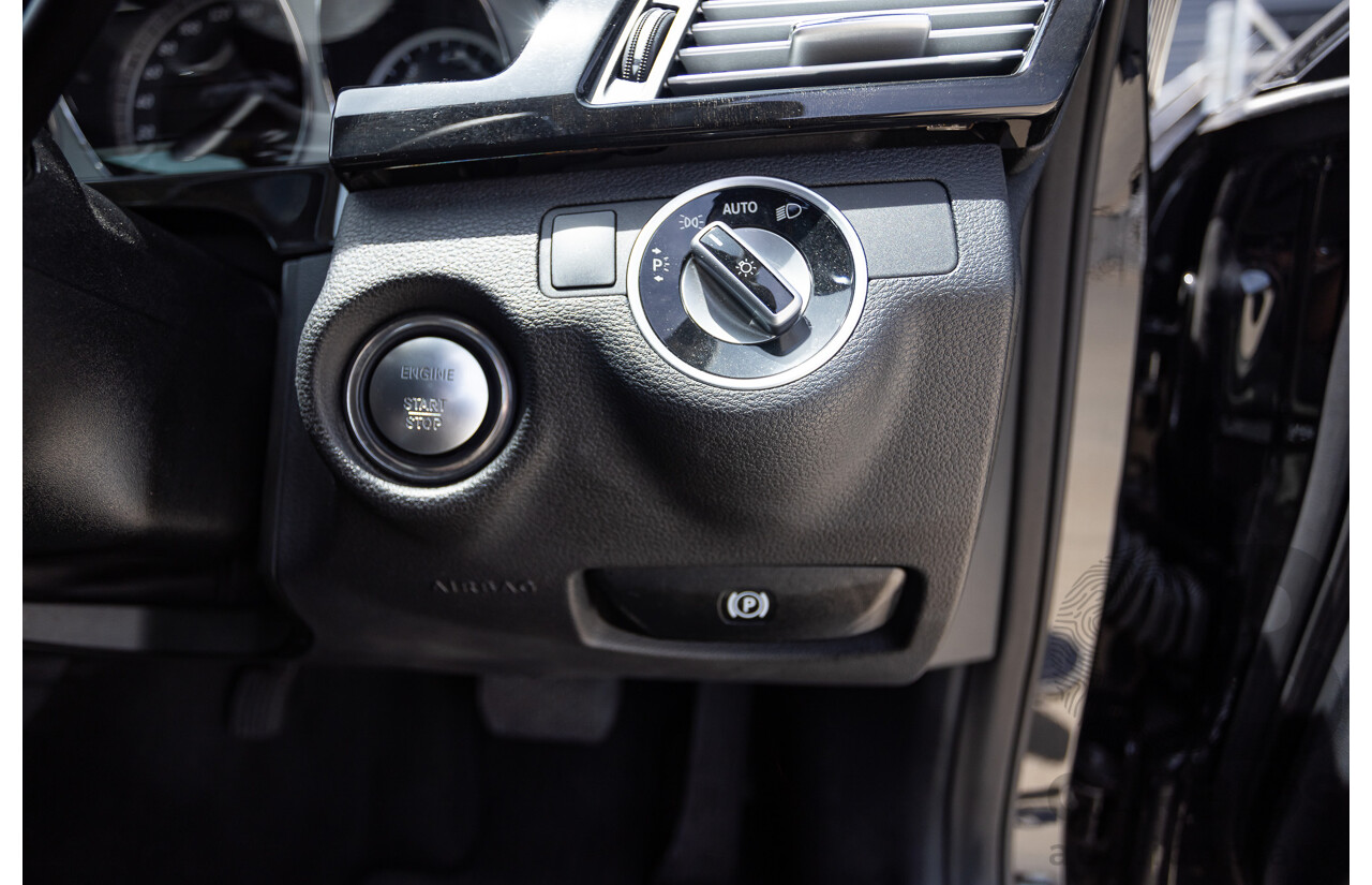 12/2012 Mercedes-Benz E250 CGI Avantgarde 212 MY12 4D Sedan Obsidian Black Turbo 1.8L