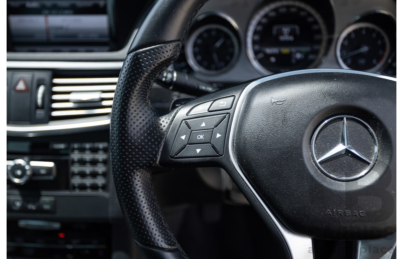 12/2012 Mercedes-Benz E250 CGI Avantgarde 212 MY12 4D Sedan Obsidian Black Turbo 1.8L
