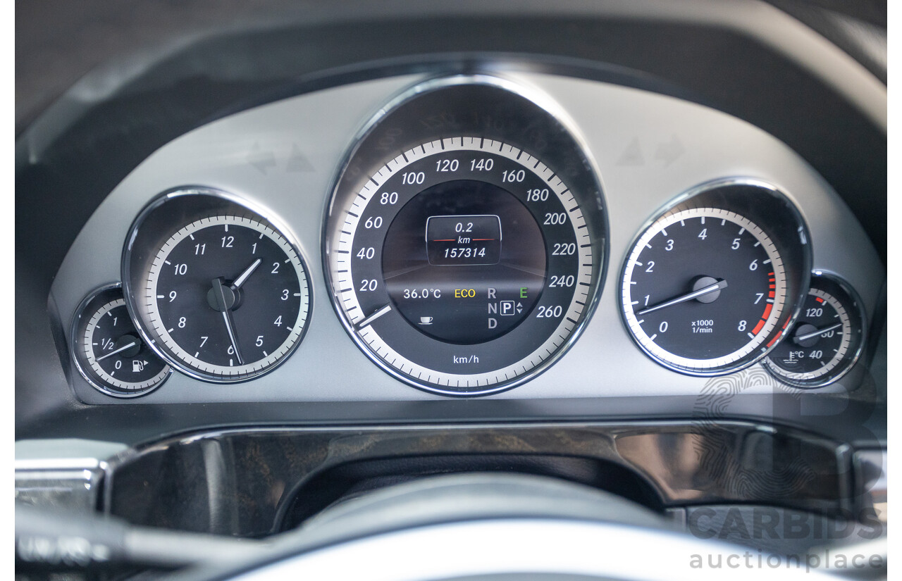 12/2012 Mercedes-Benz E250 CGI Avantgarde 212 MY12 4D Sedan Obsidian Black Turbo 1.8L