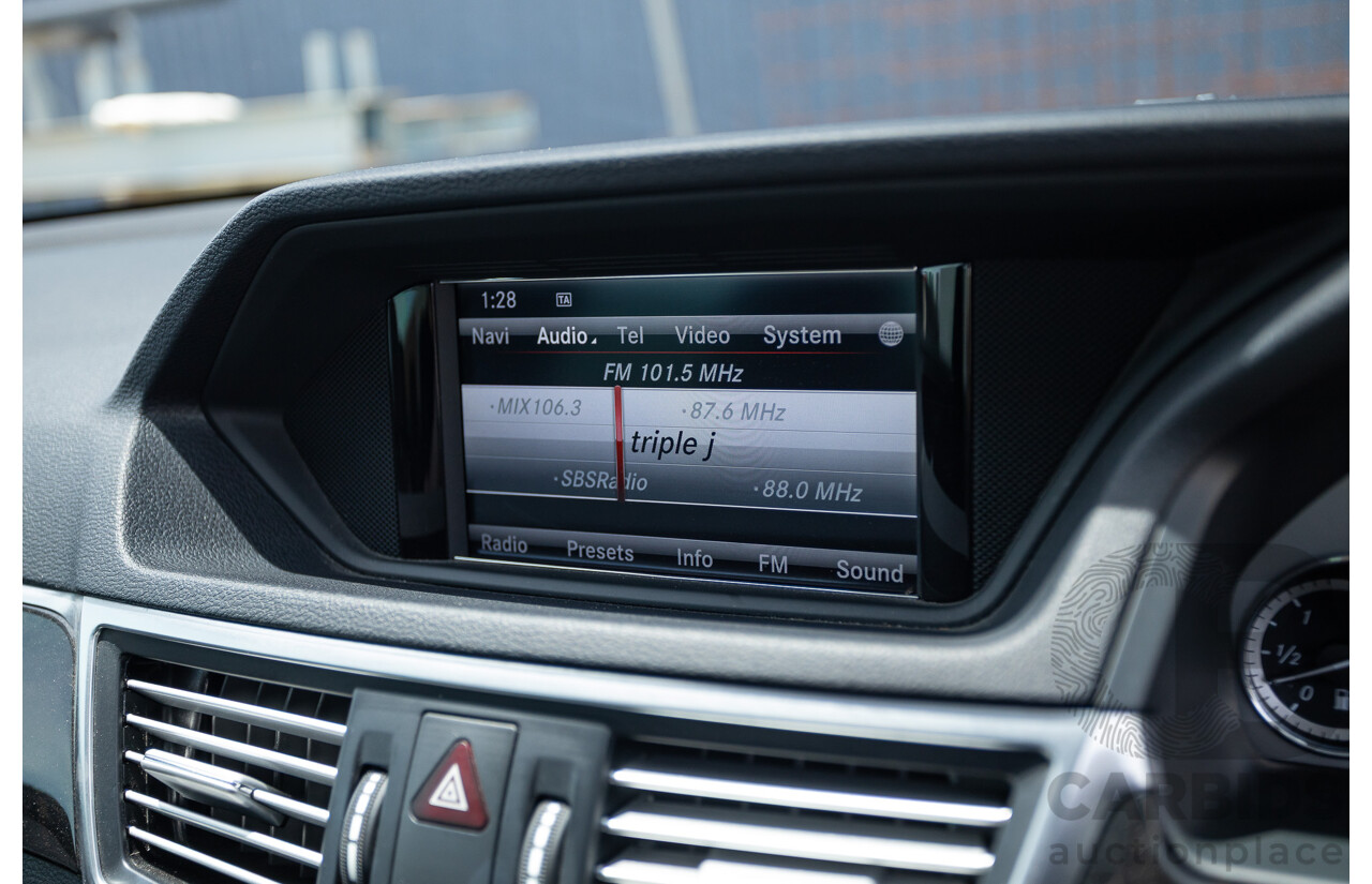 12/2012 Mercedes-Benz E250 CGI Avantgarde 212 MY12 4D Sedan Obsidian Black Turbo 1.8L